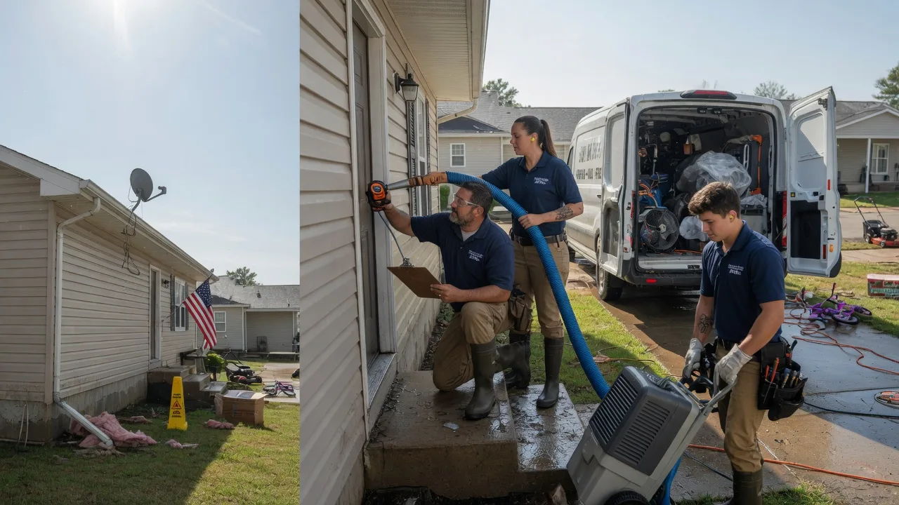 Ceiling Water Damage Restoration in Kearney, MO near me